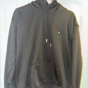 Black Insulated Heated Hoodie
